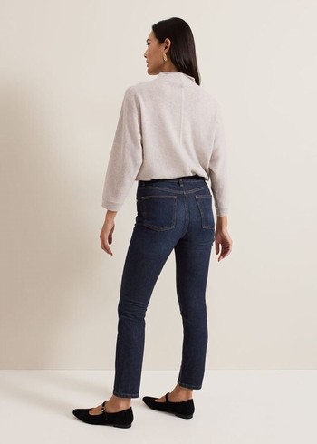 Phase Eight Sara Slim Leg Jeans Dark Wash Australia | ZL4739862